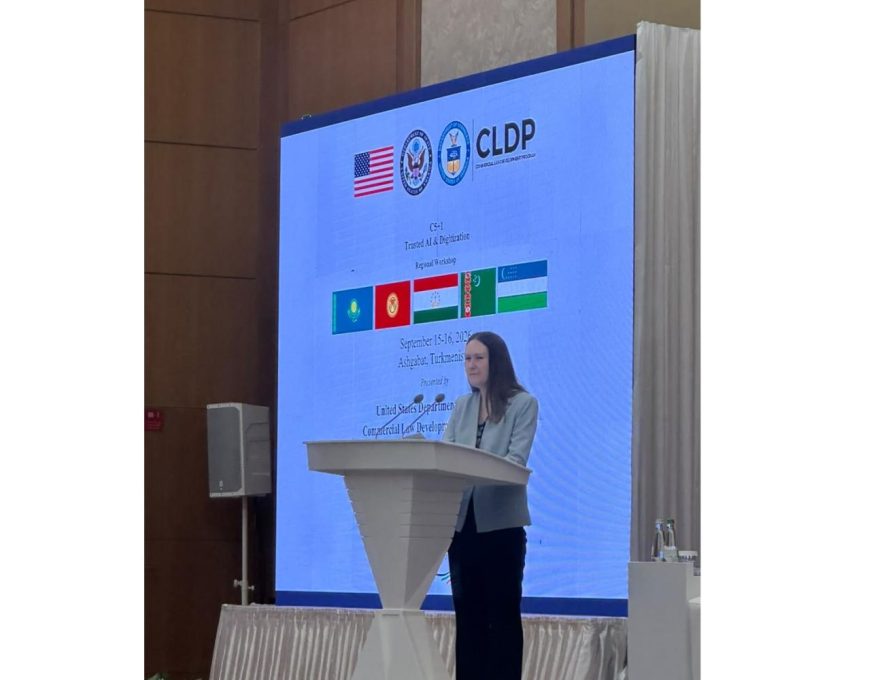 Aşgabatda «C5+1: ygtybarly emeli aň we sanlylaşdyrma» atly seminar geçirildi